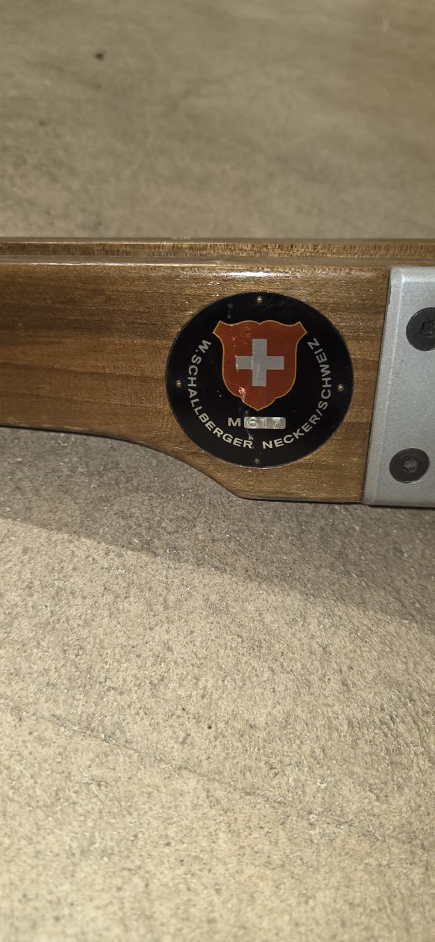 Tir à l'arc: Armbrust W. Schallberger Necker/Schweiz, – D'occasion à Siglistorf par Columbo86 2