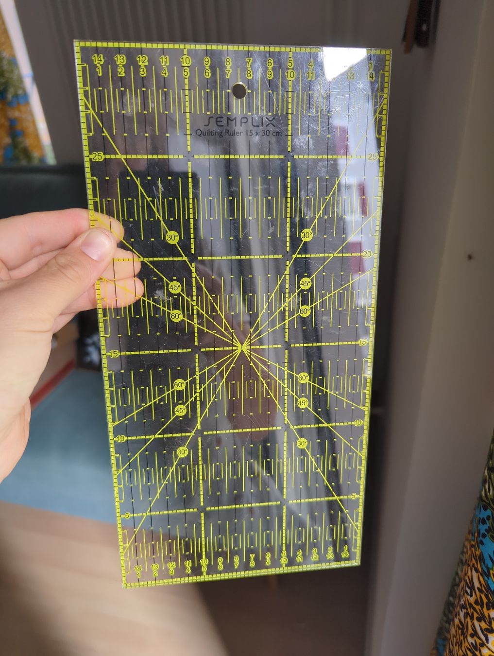 Sonstiges Schreiben & Zeichnen: Schneidelineal SEMPLIX Quilting Ruler 15x30cm – Gebraucht aus Winterthur von joh_mj2t