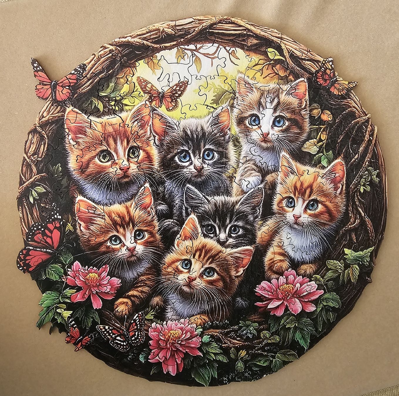 Puzzle: Holzpuzzle "Katzen" Grösse A3 – Nuovo (secondo la descrizione) da Bütschwil venduto da Taranabo