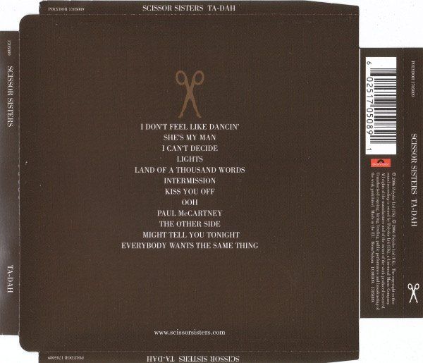 CDs: CD Scissor Sisters - Ta-dah (2006) – Gebraucht aus Möriken AG von mineralia 1