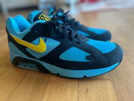 Nike Air Max 180 Sneakers blau gelb schwarz neu
