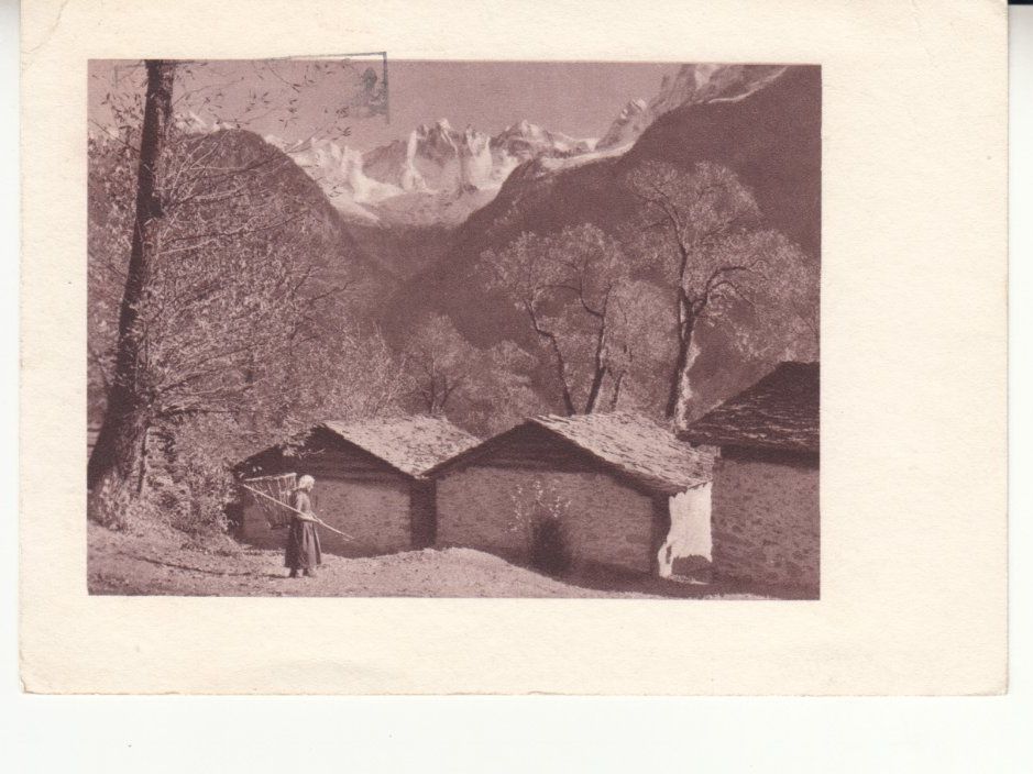 Cartoline postali: Bergell 1948 – Usato da Bürglen TG venduto da StampGraf