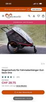 HAMAX Regenschutz f. Fahrradanhänger Outback One, TOP Zus...