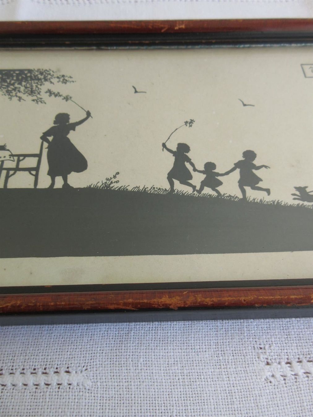 Foto & Immagini: Schattenbild von Elsbeth Forck, 1921 – Usato da Binningen venduto da mondoantico 2