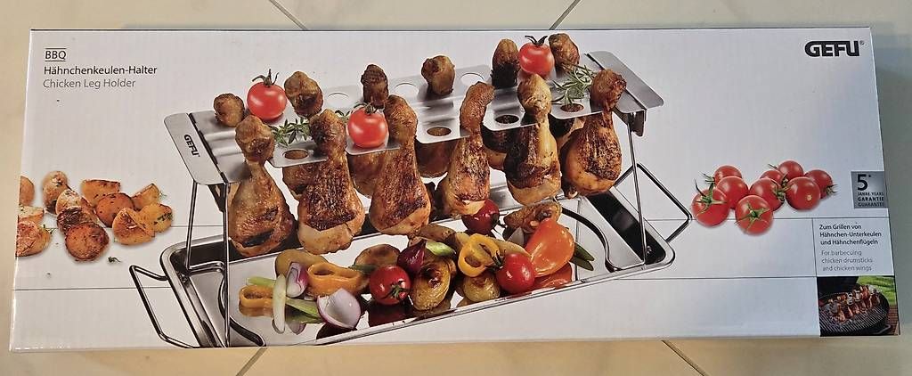 Forni: Support inox pour 12 cuisses de poulet – Usato da Bercher venduto da lau_6r29