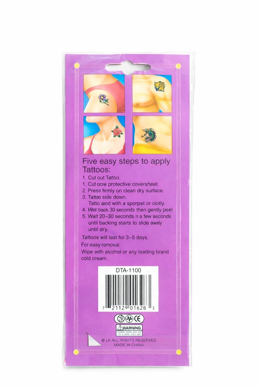 Make-up: 3x Set Glitzer Tattoos Kinder Mädchen – Nuovo e nell'imballaggio originale da Fully venduto da VaneaSelection 5