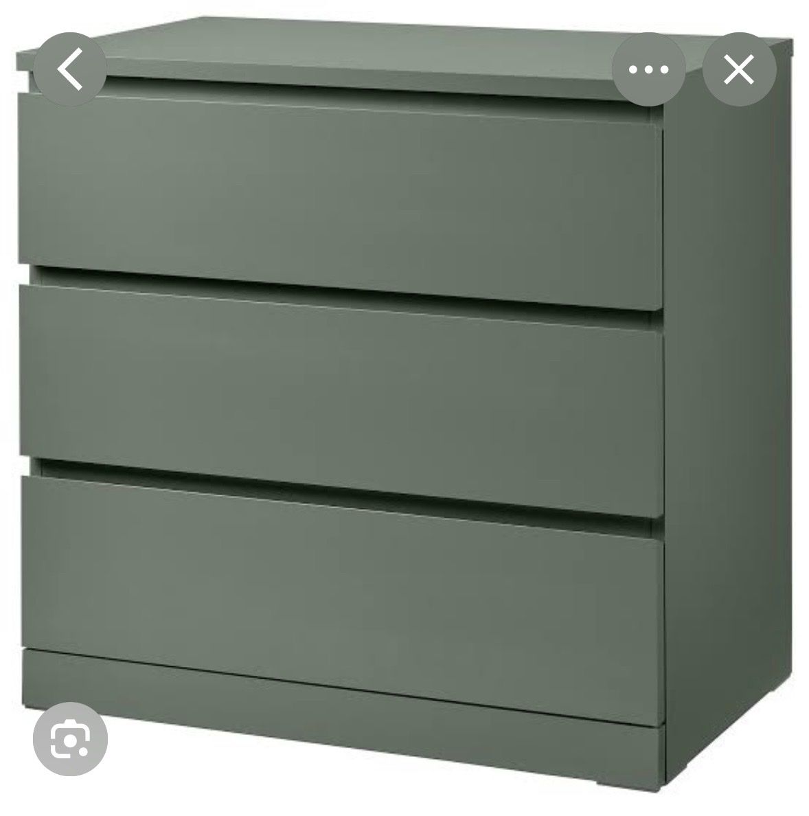 Cassettiere: Grüne IKEA Malm Kommode mit 3 Schubladen - original verpackt – Nuovo e nell'imballaggio originale da Schafisheim venduto da Hansruedi_s