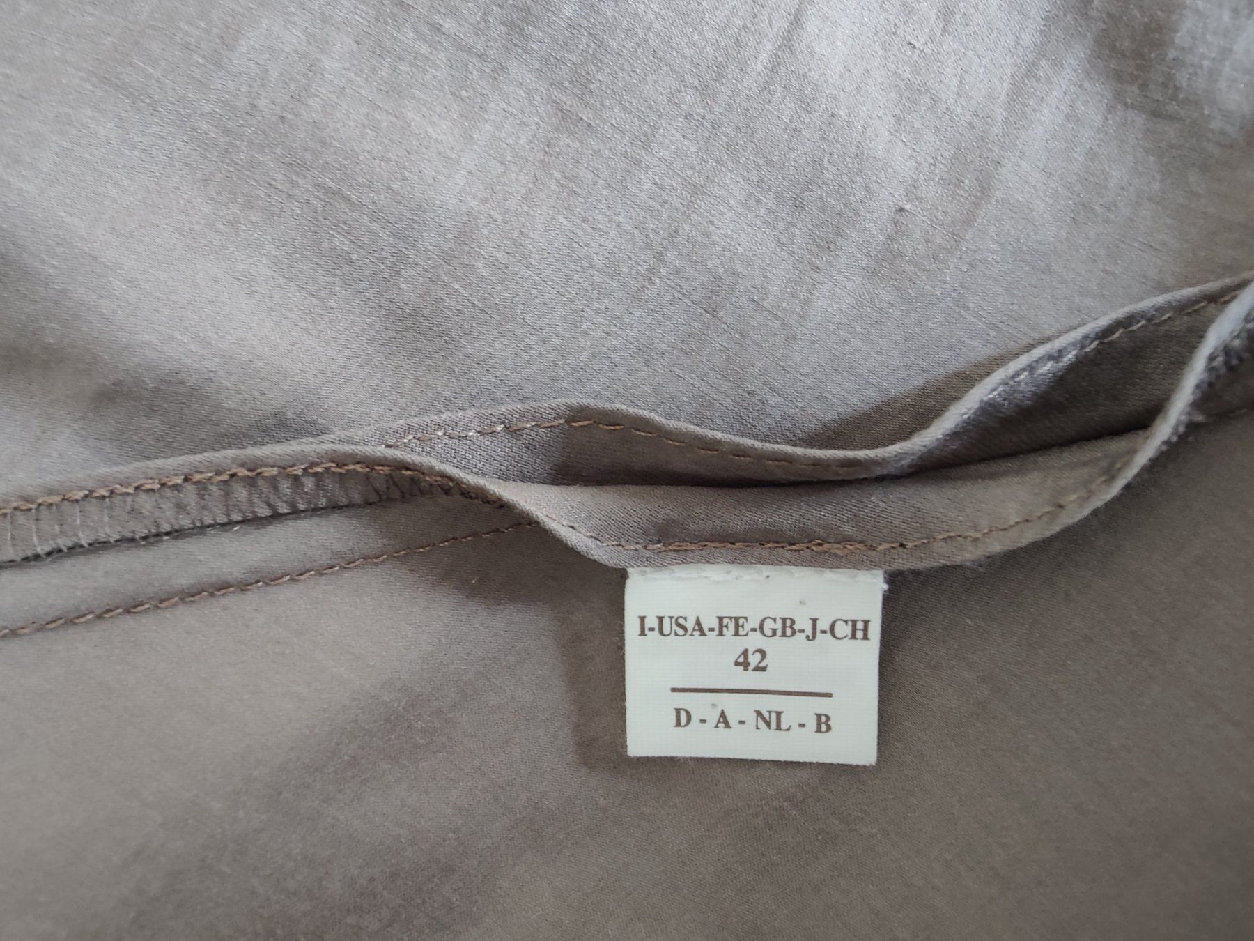 Brunello Cucinelli Jacken: Brunello Cucinelli taupe silk jacket blazer 42 – Gebraucht aus Geneve von readycat 7