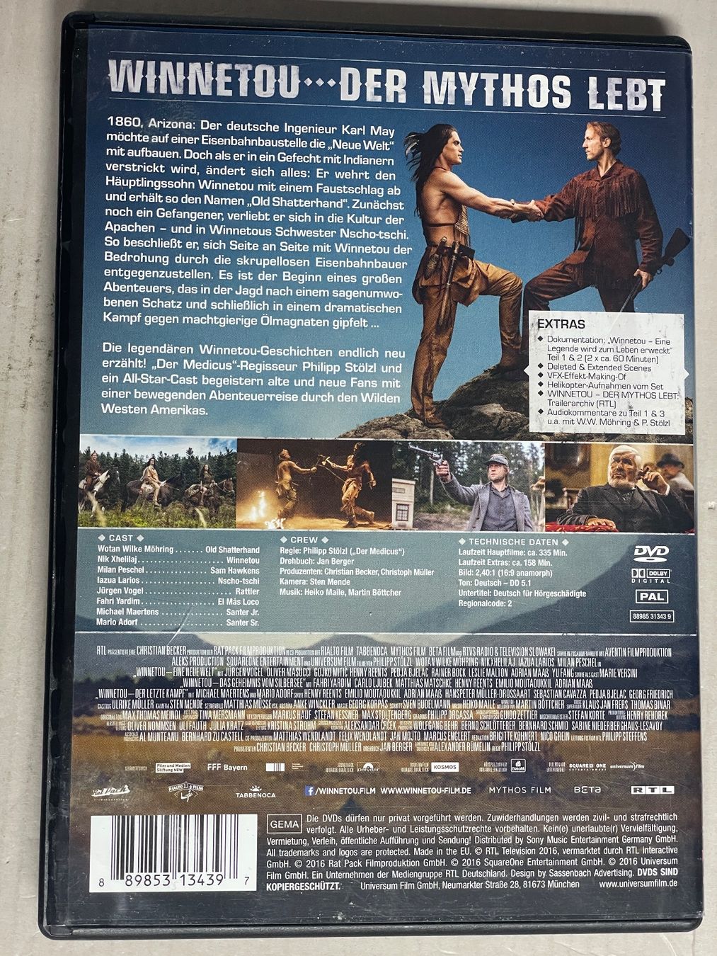 Tutti i DVDs: Winnetou Der Mythos lebt 3x Box – Usato da Muri b. Bern venduto da AdidasCollector 1