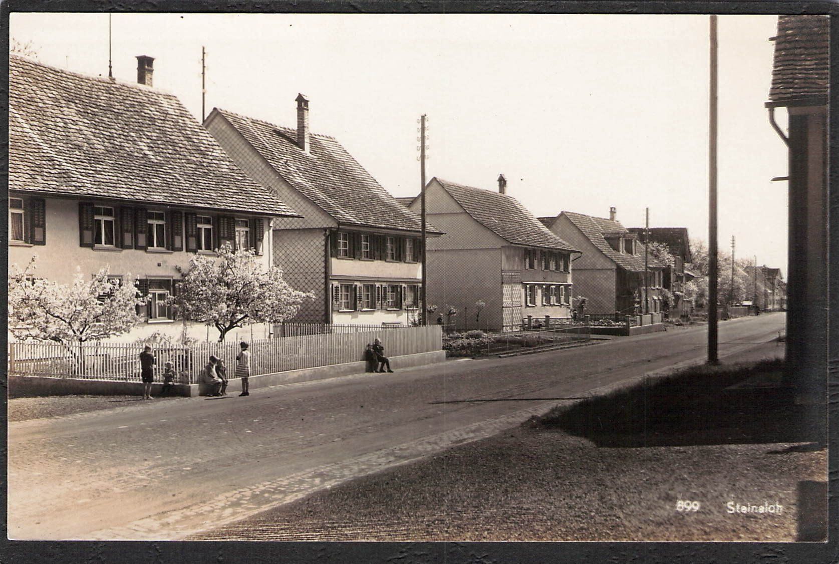 Ansichtskarten: Steineloh, 9320 Roggwil , belebt – Gebraucht aus Reichenburg von Pipo-67