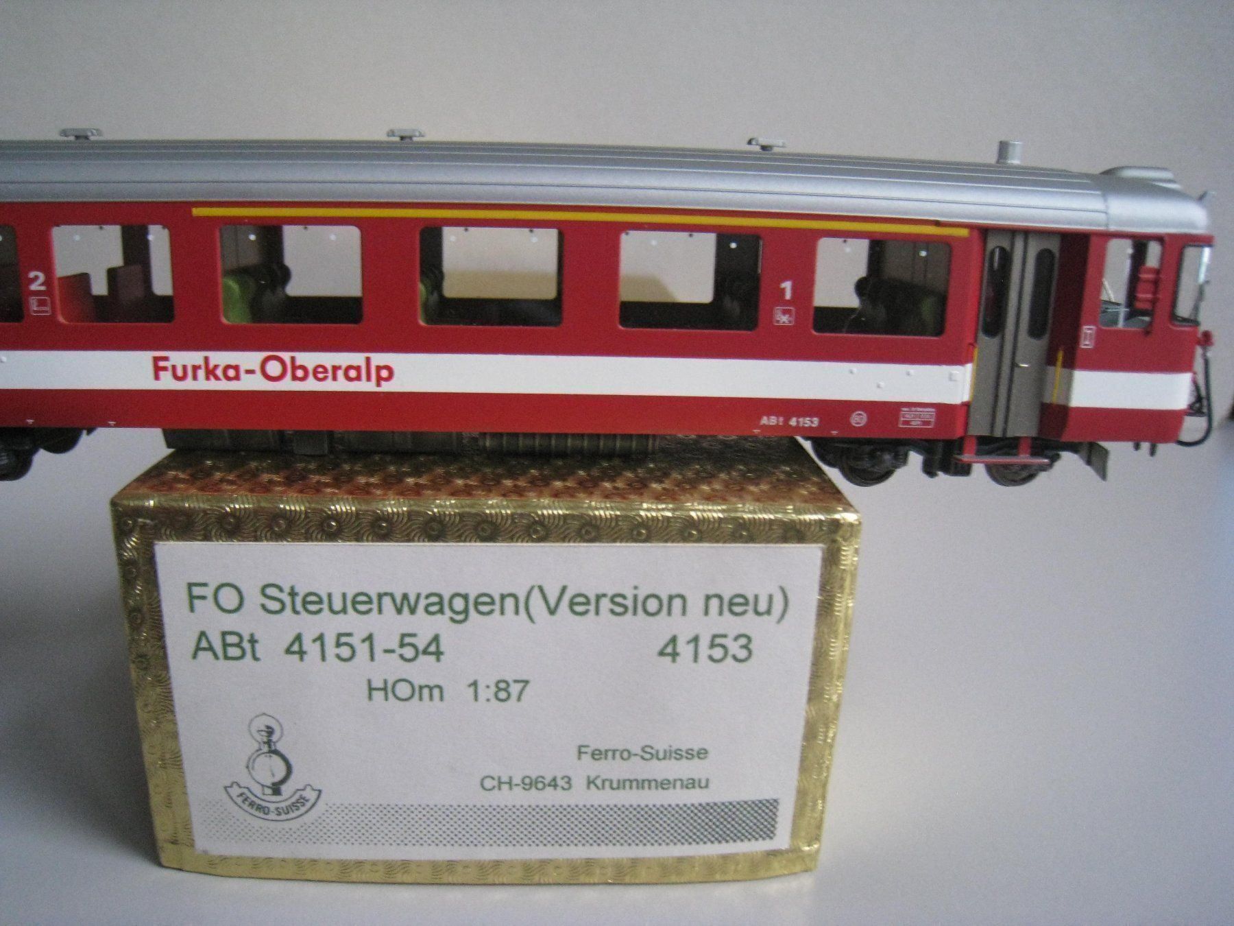 Ferro-suisse Modellini di ferrovie: Ferro Suisse ABt4 4153 oder 4151, FO-Pilot moderne Version – Usato da Buchs ZH venduto da swiss-train