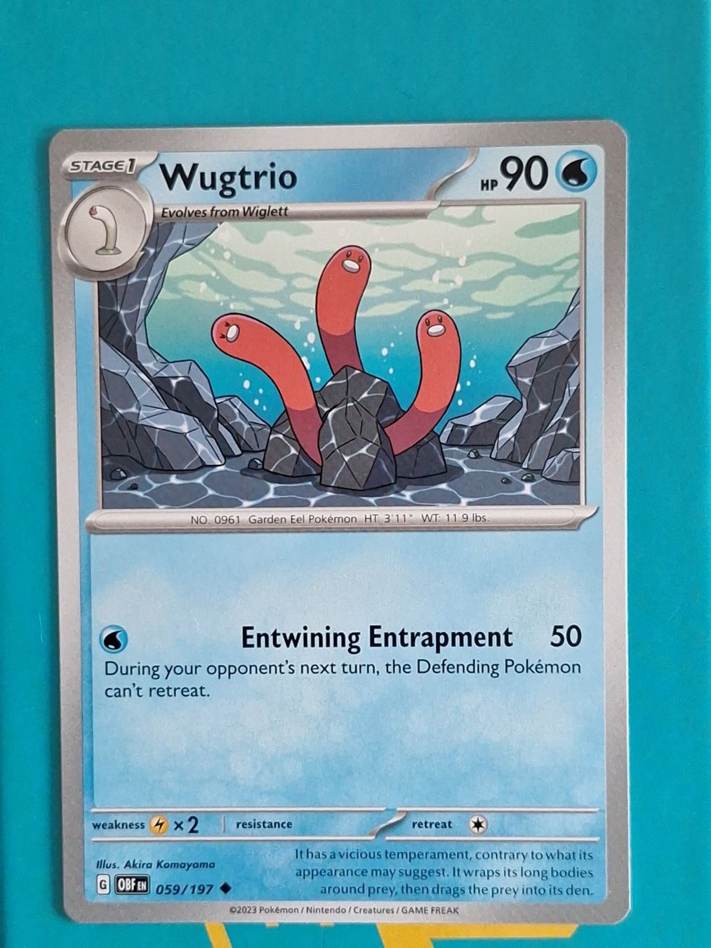 Pokémon Carte collezionabili: Wugtrio - Pokemon Obsidian Flames – Usato da Altstätten SG venduto da GGsGameshop