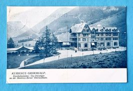 Kurhaus Grimmialp - Bahnstation Oey an der MOB Bahn - 1906