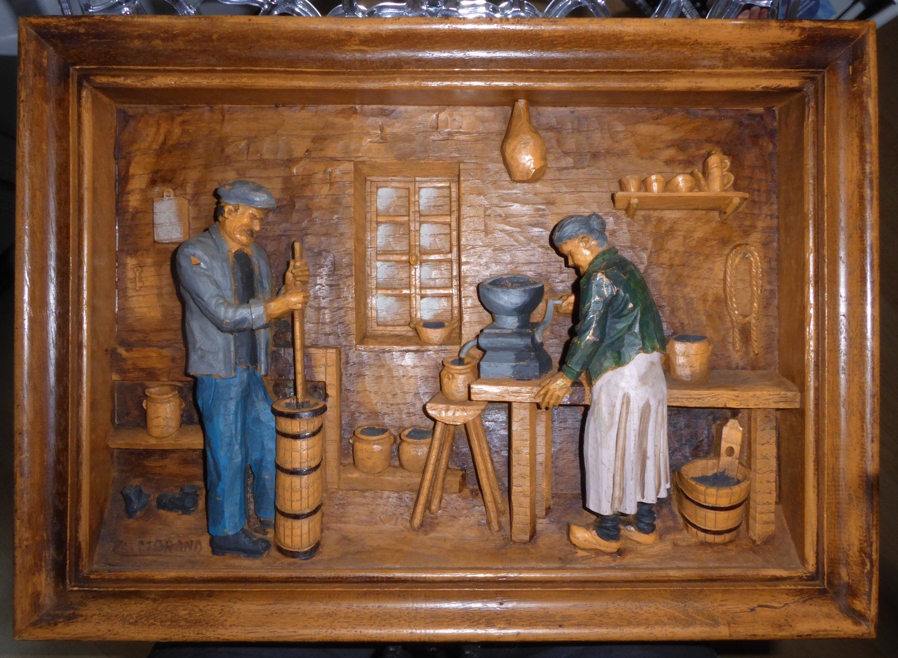 Foto & Immagini: Holzbild - Schnitzerei von A.Morand – Usato da Gossau SG venduto da tenerife11 1