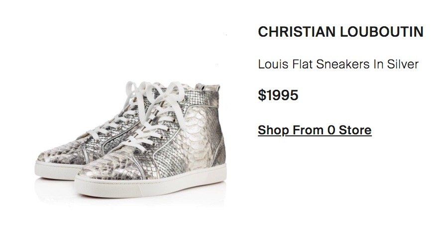 Christian Louboutin Scarpe da uomo: CHRISTIAN LOUBOUTIN Crystals Python Leder Sneakers 43.5 NEU – Nuovo (secondo la descrizione) da Kreuzlingen venduto da kruezbiz 3