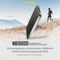 NITECORE Powerbank NB10000, superleicht