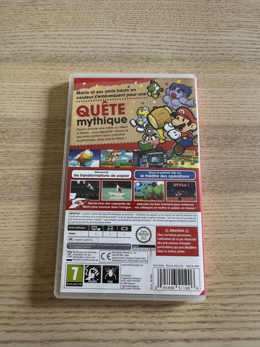 Nintendo Jeux: Papier Mario La Porte Millénaire Switch – D'occasion à Les Reussilles par zha_8z2d 1