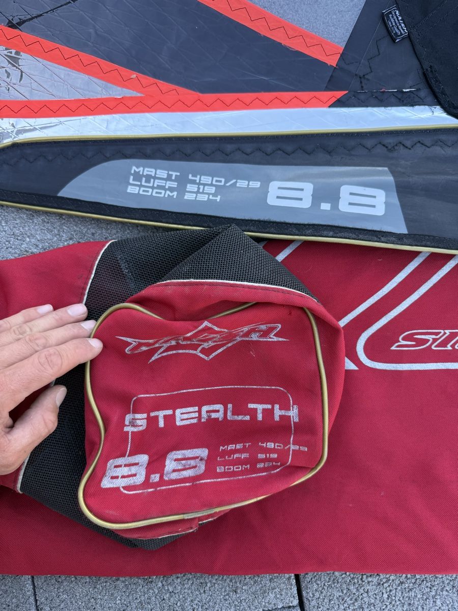Surf: Segel 8.8m2 North Sails Stealth – Usato da Erlinsbach SO venduto da n123h 1