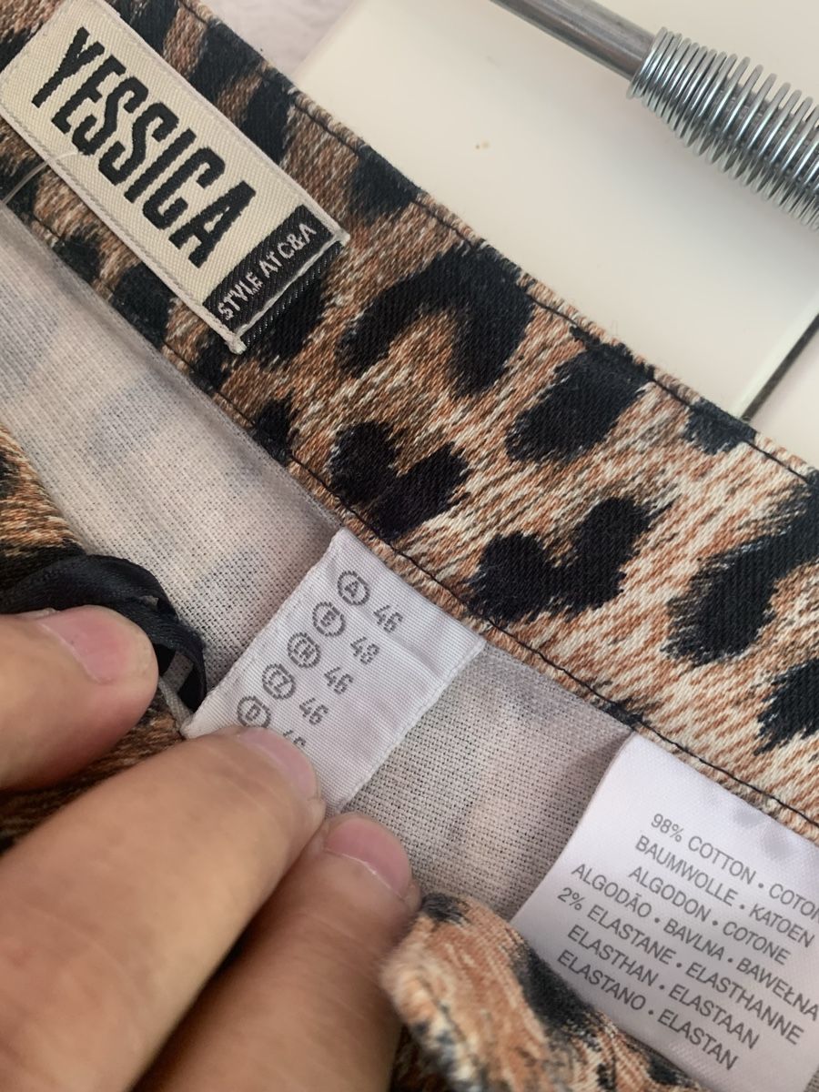 C&A Pantaloni: Hose, Leomuster, gr 46 – Usato da St. Gallen venduto da Miousch 5