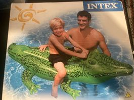 Aufblasbares INTEX Vintage Schwimmtier Krokodil 2011
