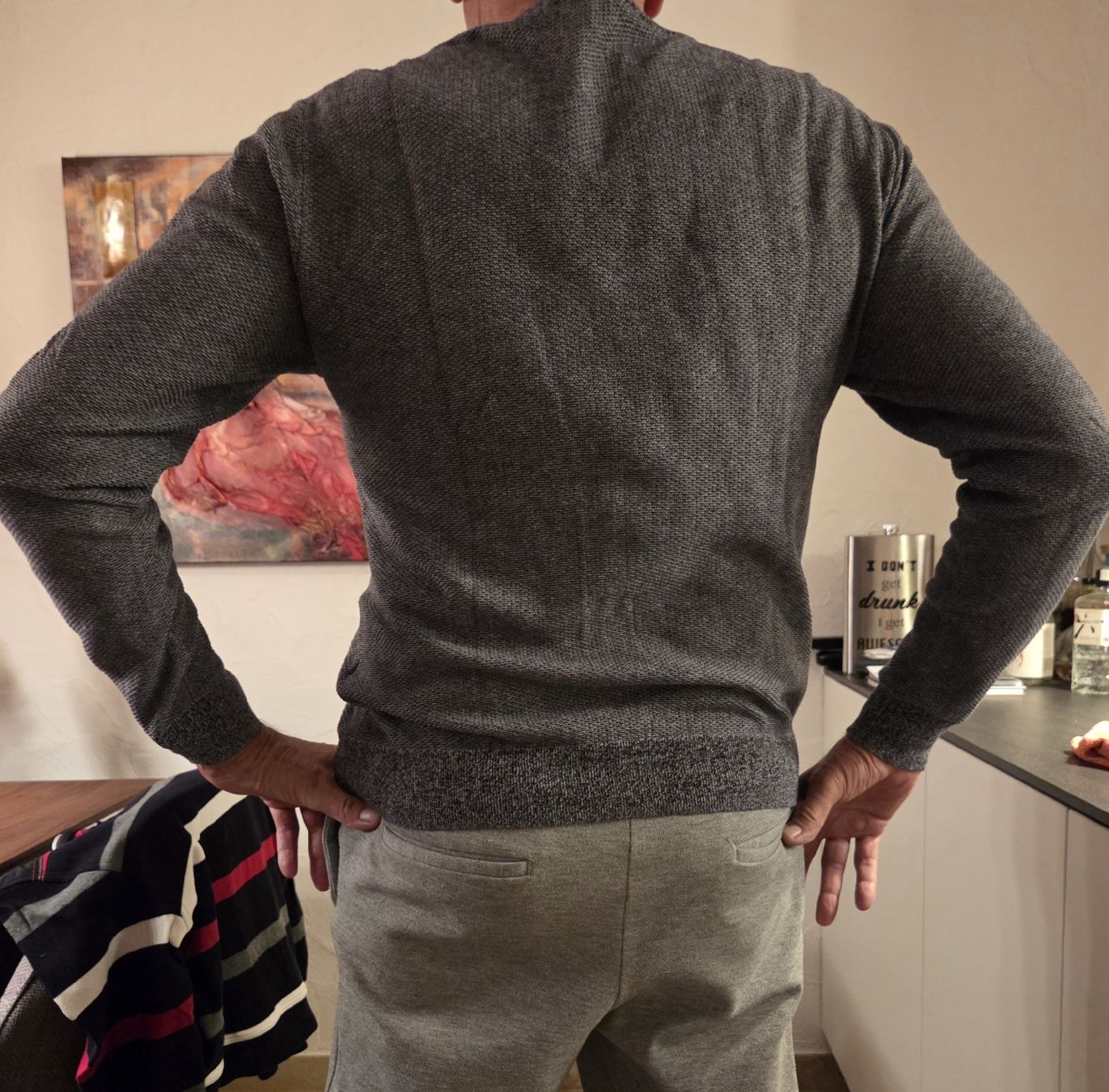 Gant Maglioni & Felpe: Gant Herren Pullover in Grau, gestrickt und Grösse L – Usato da Bern venduto da Tashmi_BE 1