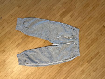 Graue 3/4 Jogginghose Schiesser 140
