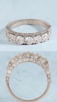 Vintage Platin Diamantring 1.67 ct 59 Diamanten 950 Platin