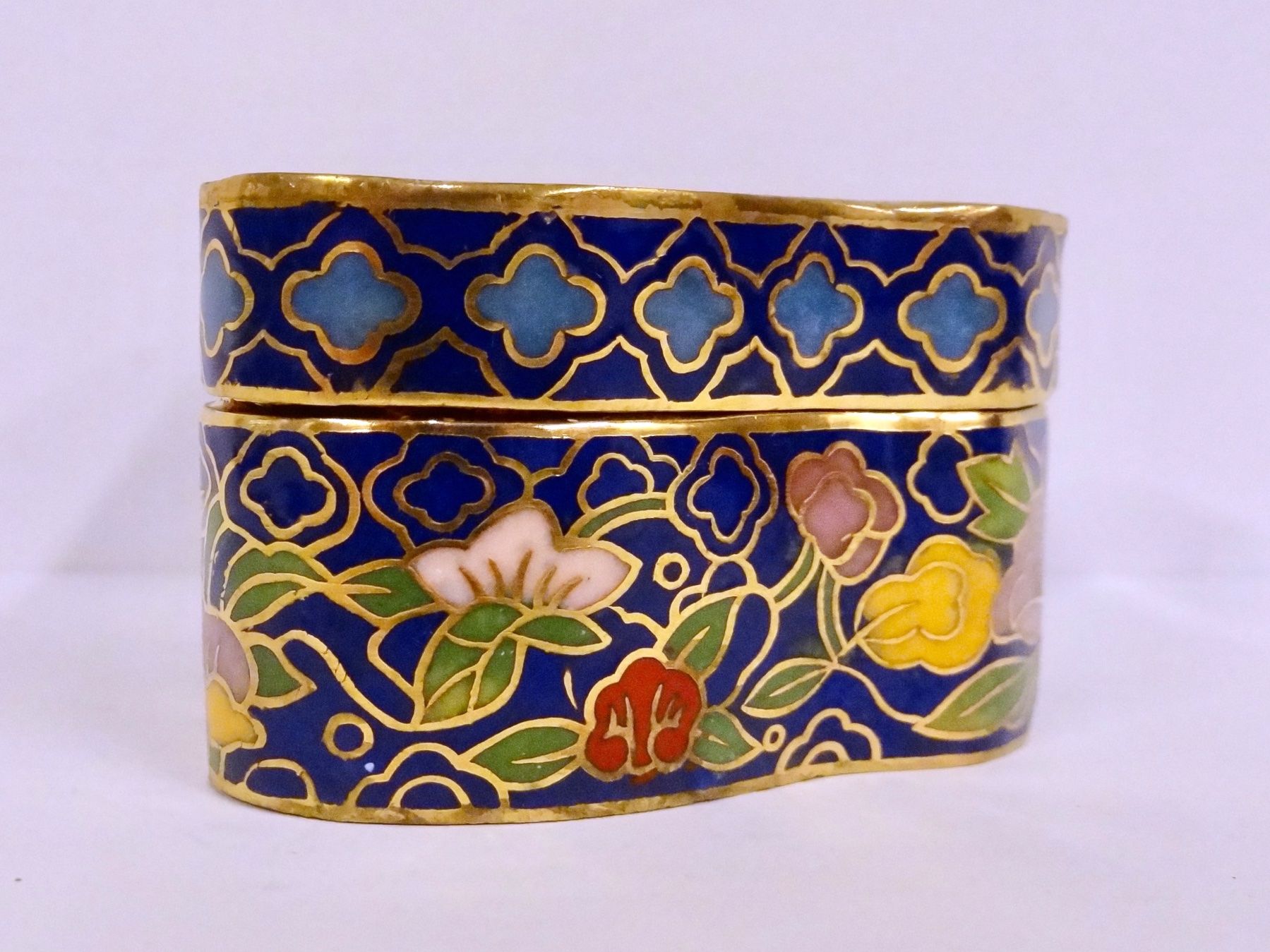 Tutte le decorazioni: Schmuckdose Schmetterling Blumen Dose Messing Emaille floral – Nuovo (secondo la descrizione) da Kerzers venduto da djstarsky73 6