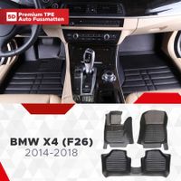 5D Premium Auto Fussmatten für BMW X4  (F26)  2014-2018