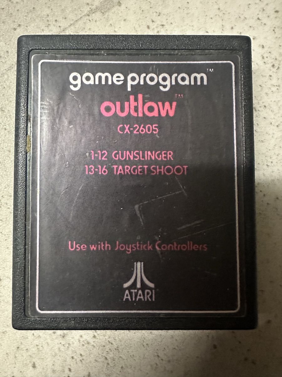 Atari Giochi: Atari 2600 Spiel: Outlaw Modul CX-2605 – Usato da Kestenholz venduto da Matti_10