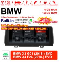 10.25 Zoll Autoradio Für BMW X3 G01/X4 F26 EVO + Montage