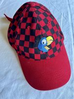 Original Globi Cap / Cappy "Brunni" – Rot-Schwarz karriert