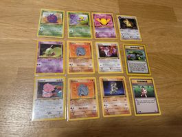 Pokemon 12x 1st Edition Karten EN