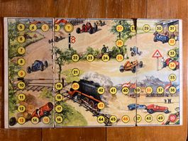 Jeu ancien Spiel antik Auto Zug