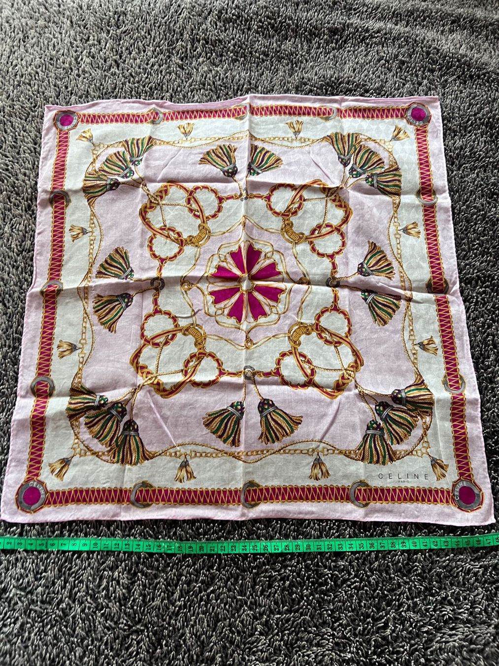 Celine Foulard & Sciarpe: CELINE Vintage Tuch 47x47 Baumwolle – Nuovo (secondo la descrizione) da Winterthur venduto da Dejv 3