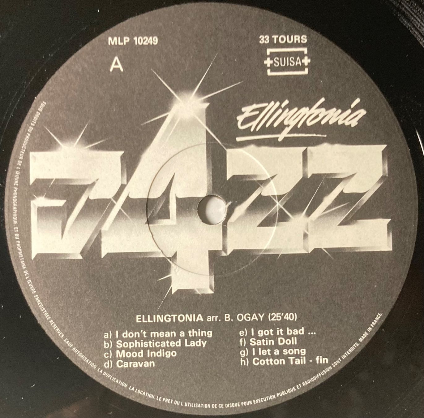 Schallplatten: J4ZZ - ELLINGTONIA – Gebraucht aus Poliez-Pittet von Newtown-Records 3