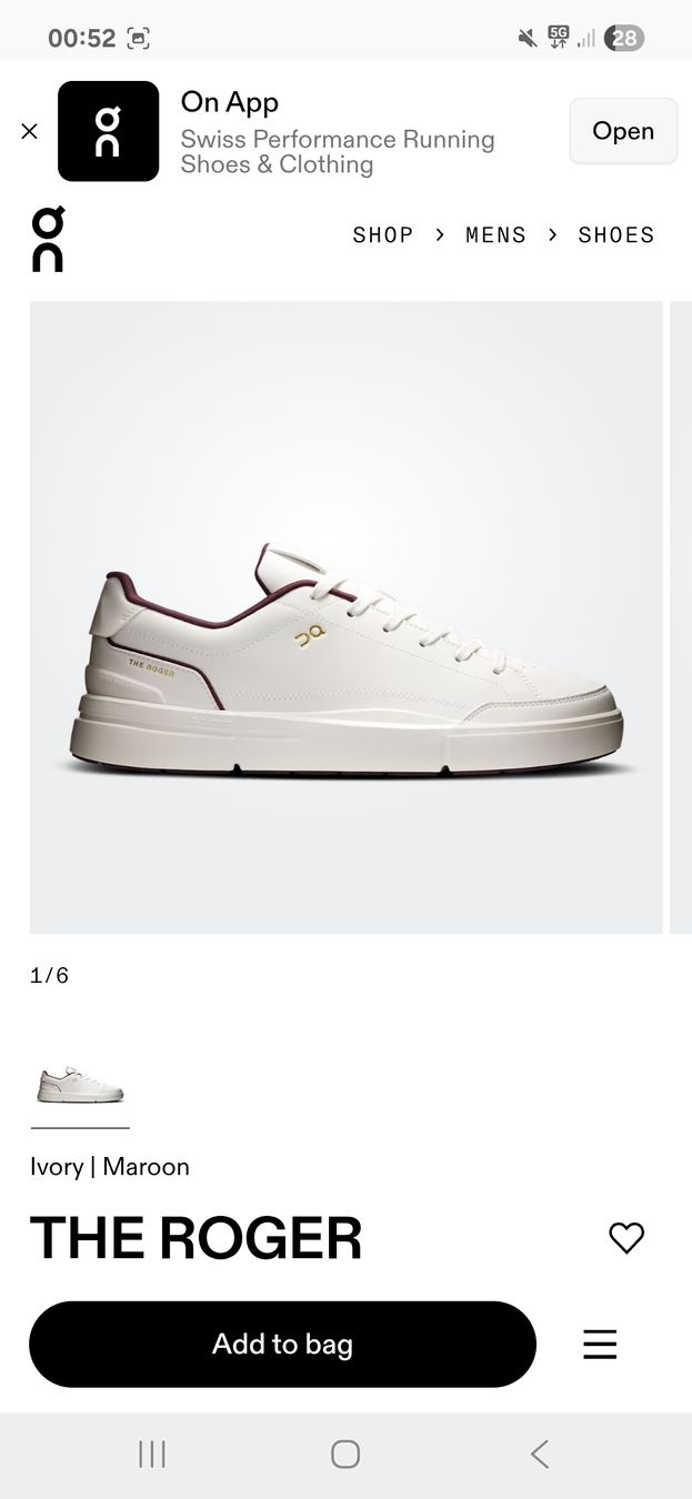 On Scarpe da uomo: On THE ROGER Centre Court Größe 43 – Nuovo e nell'imballaggio originale da Basel venduto da jul_9c5x 1
