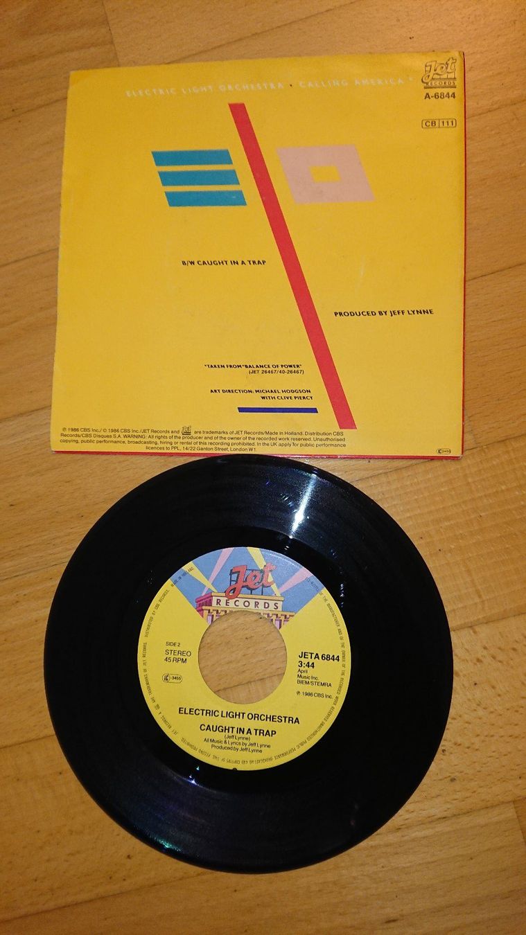 Dischi in vinile: ELO - Calling America - Single 1986 – Usato da Egg b. Zürich venduto da orwell1984 1