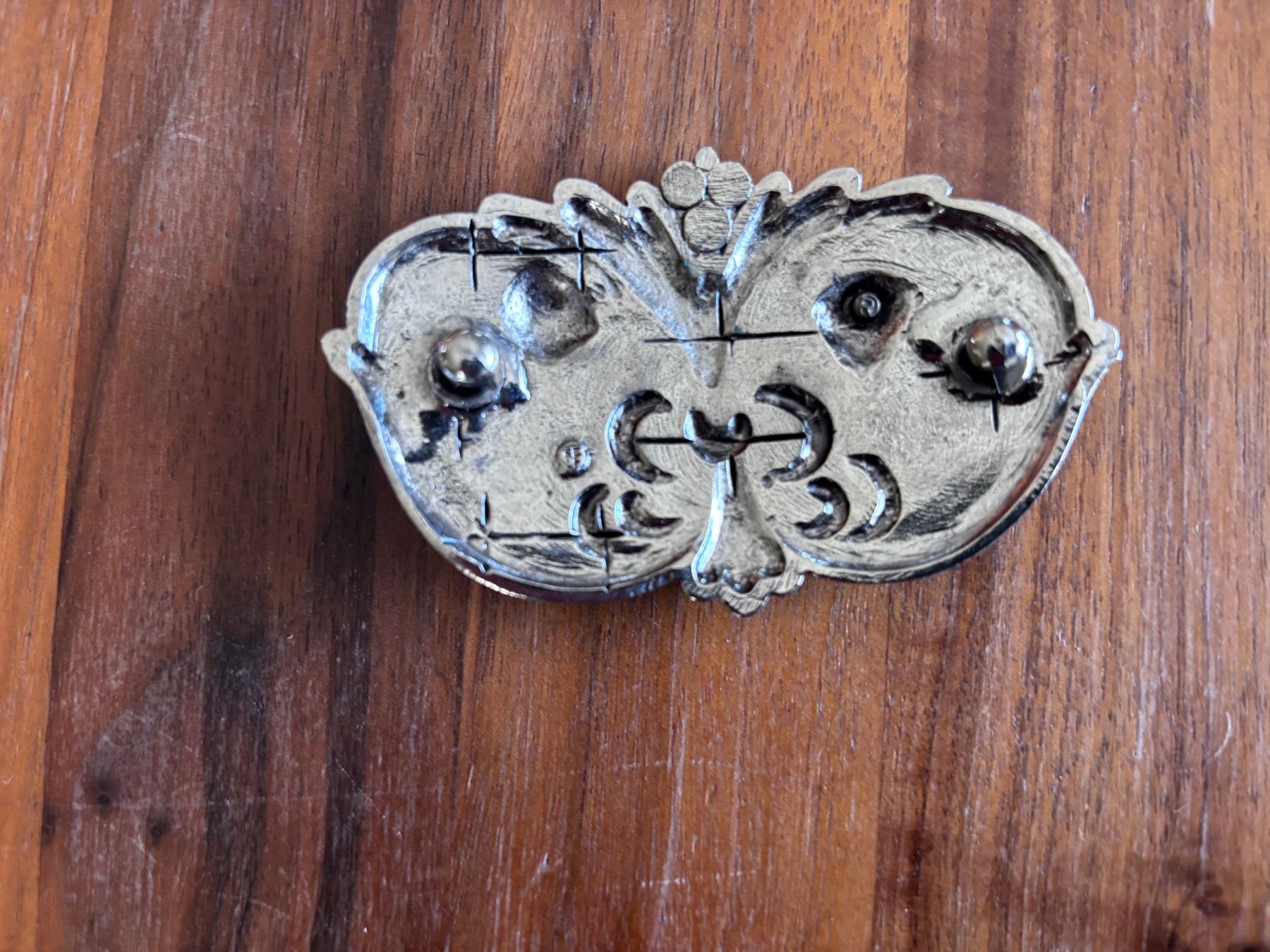 Fibbie per cinture: Schöne Gurtschnalle silber 8 x 5 cm – Nuovo (secondo la descrizione) da Balsthal venduto da Uroby 2