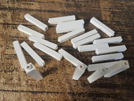 lego lot de 20 pièces White Brick 1 x 1 x 5 - Hollow Stud