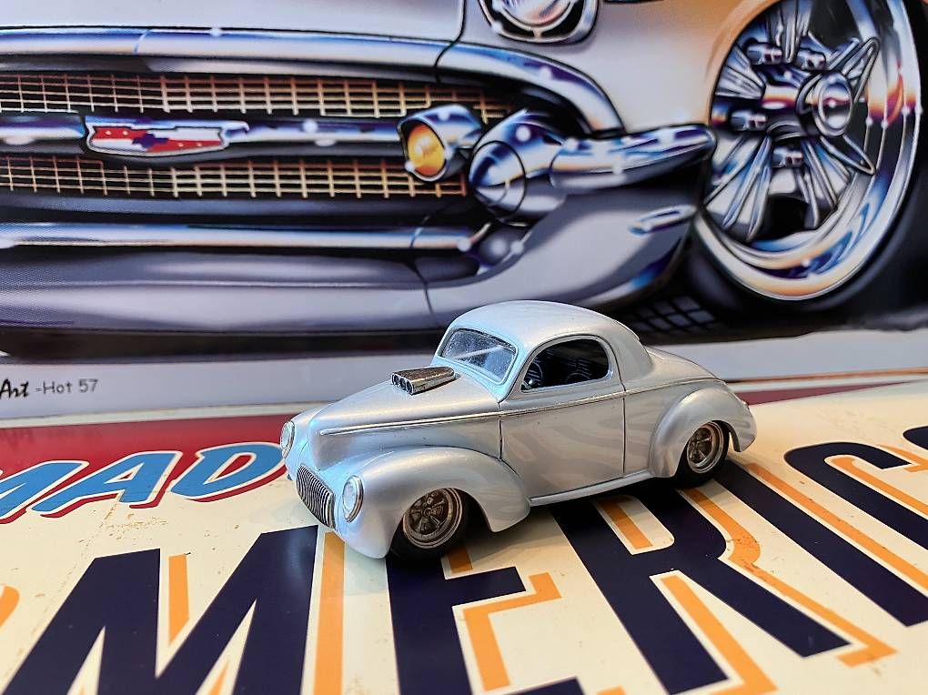 Willys Modellini d'auto: Willys Coupe 1941 Hot Rod – Nuovo e nell'imballaggio originale da Siebnen venduto da moparperform 4