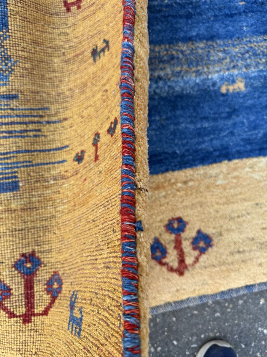 Gabbeh Tappeti: Wunderschöner Handgeknüpfter Teppich Gabbeh.257x220.cm – Usato da Sempach venduto da Star7 6