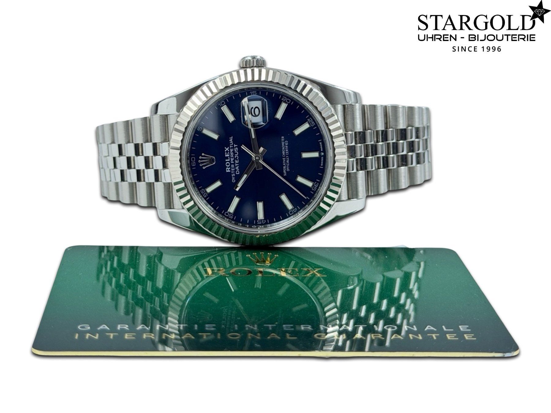 Rolex Uhren: Rolex Datejust 41 - 126334 - Blue Dial – Gebraucht aus Zürich von Stargold-Uhren 8