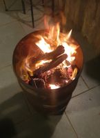 Feuertonne, modifiziertes Oelfass