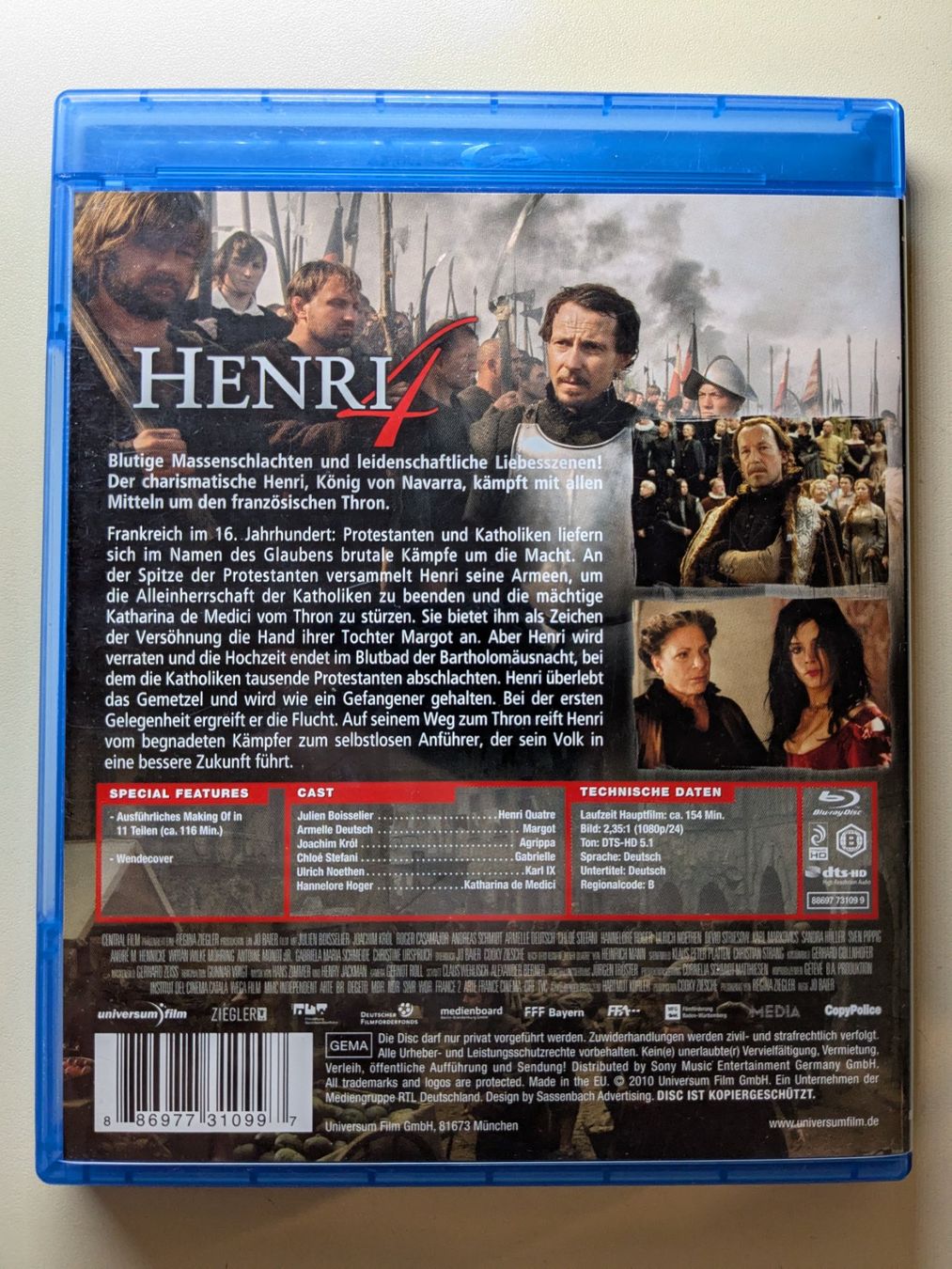 Tutti i DVDs: Henri 4 [Blu-ray] – Usato da Port venduto da gecotom 1