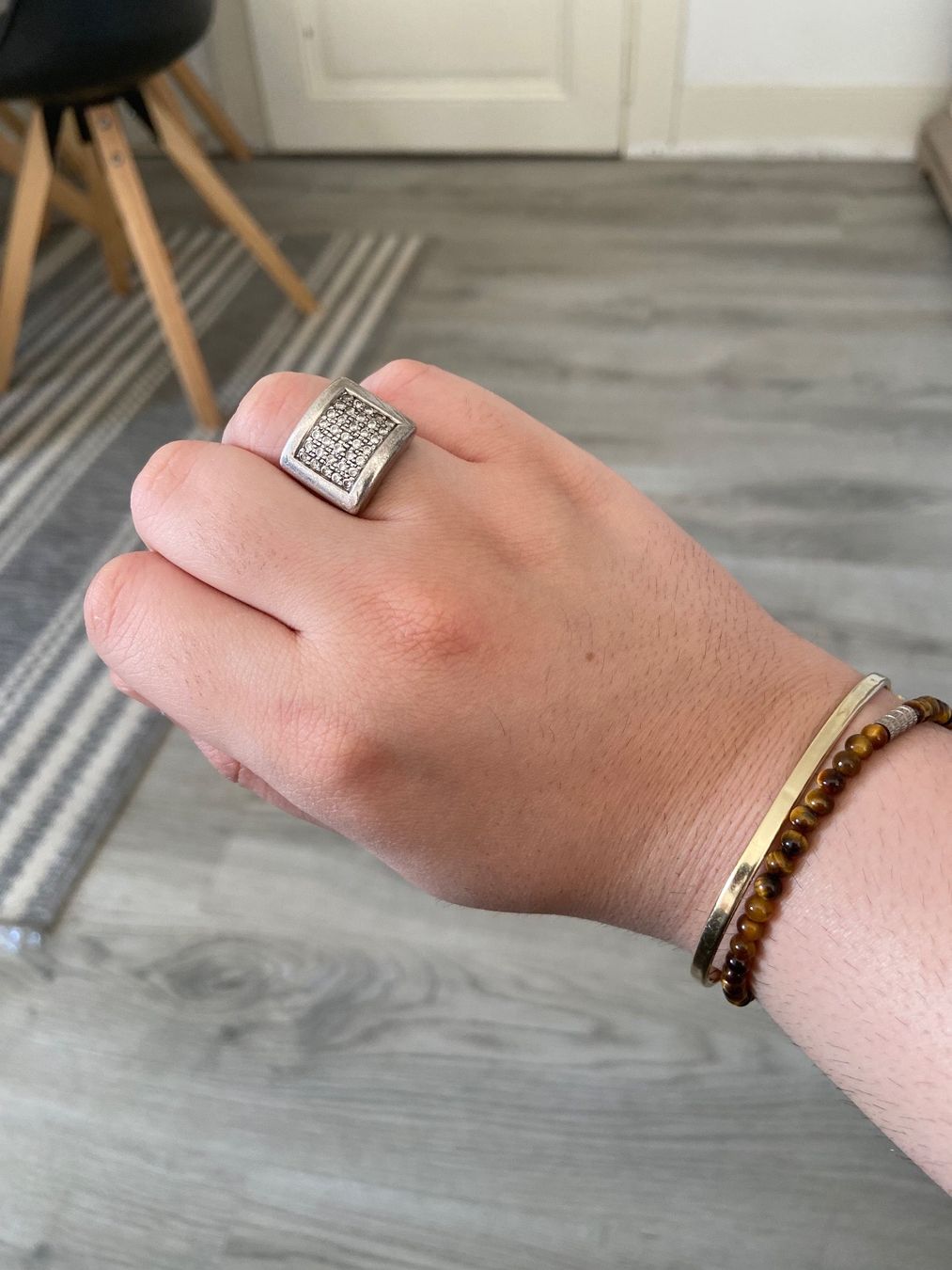 Bagues: Bague en argent taille 55 – D'occasion à Montreux par Perledor