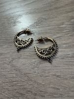 Ohrringe Creolen Sichel Boho Stil Vintage Look
