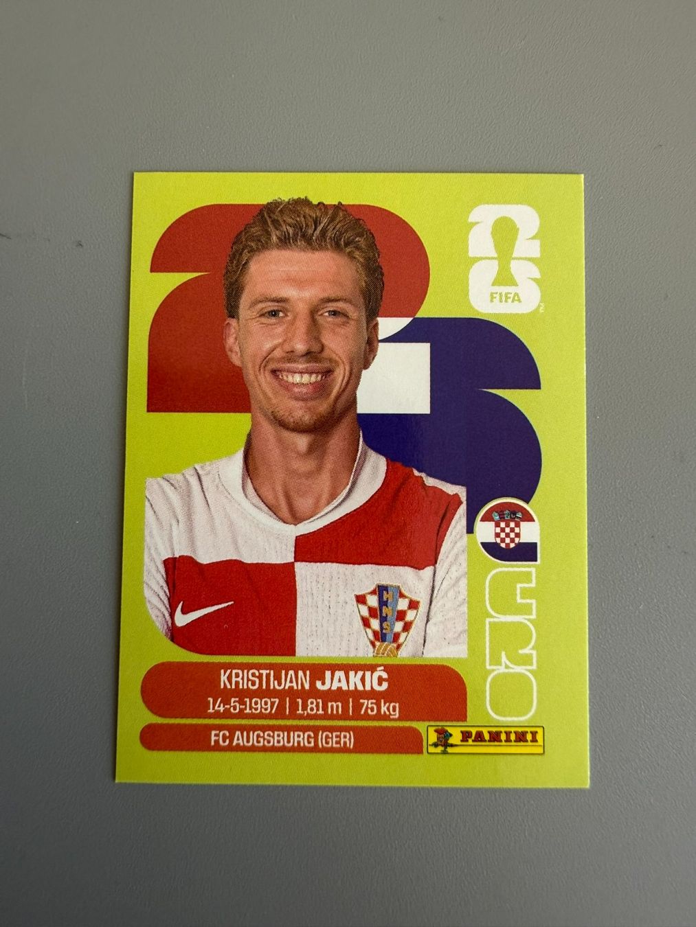 Panini Sammelbilder & Trading cards: Panini Kristijan Jakic CRO 8 – Gebraucht aus Liebefeld von Ronaldo-1996