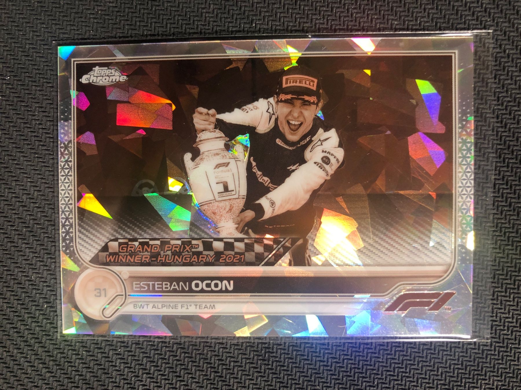 Topps Carte collezionabili: Topps Chrome Sapphire F1 Esteban Ocon /100 – Usato da Wangenried venduto da Garagara