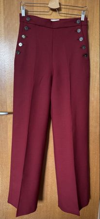Pantalon Marino Sézane - bordeaux 